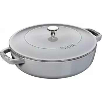 Dziļa panna ar vāku STAUB 28 cm 40511-470-0