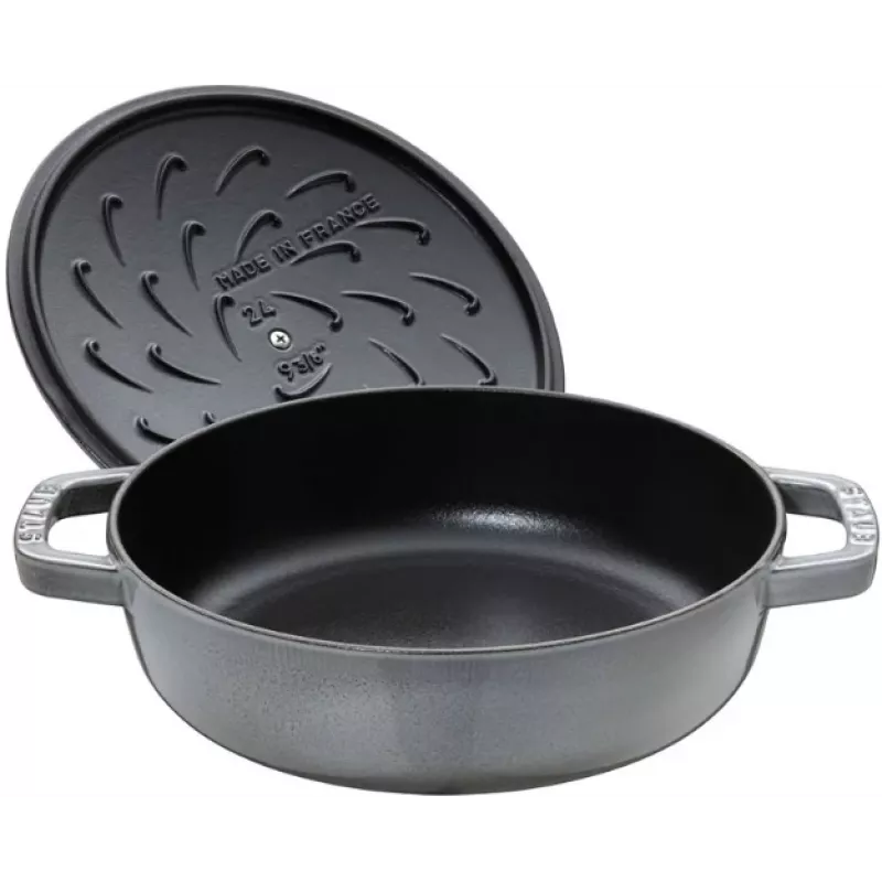 Dziļa panna ar vāku STAUB 28 cm 40511-470-0