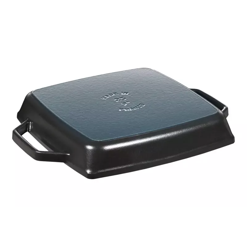 Grila panna Staub 40511-683-0 Taisnstūra Melna 348x280x43 mm