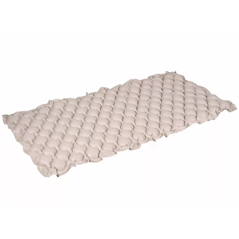 Pretizgulējumu burbuļmatracis ActionMed M100AM ar mainīgu spiedienu, viens PVC matracis 192×82×7 cm, maks. lietotāja svars 135 kg