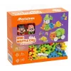 Rotaļlietu konstruēšanas bloki Marioinex Blocks Waffle mini Atkritumu mašīna 14 gab. 903131