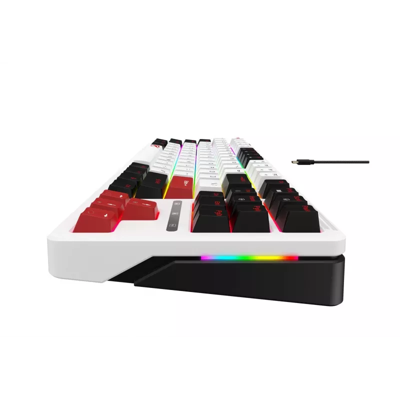 Havit KB902L spēļu tastatūra 80% vadu USB QWERTY 88 taustiņi RGB LED