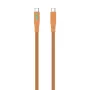 Havit CB6254 USB Type C uz USB Type C uzlādes kabelis 1 m oranžs