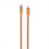 Havit CB6254 USB Type C uz USB Type C uzlādes kabelis 1 m oranžs