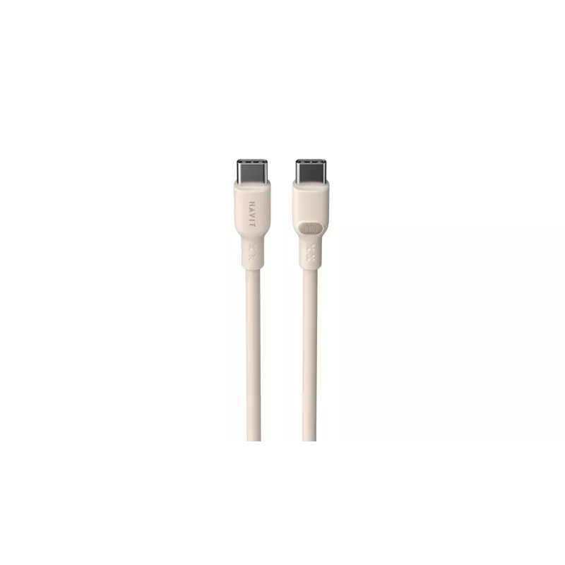 USB Type C kabelis Havit CB6284 2 m bēšs