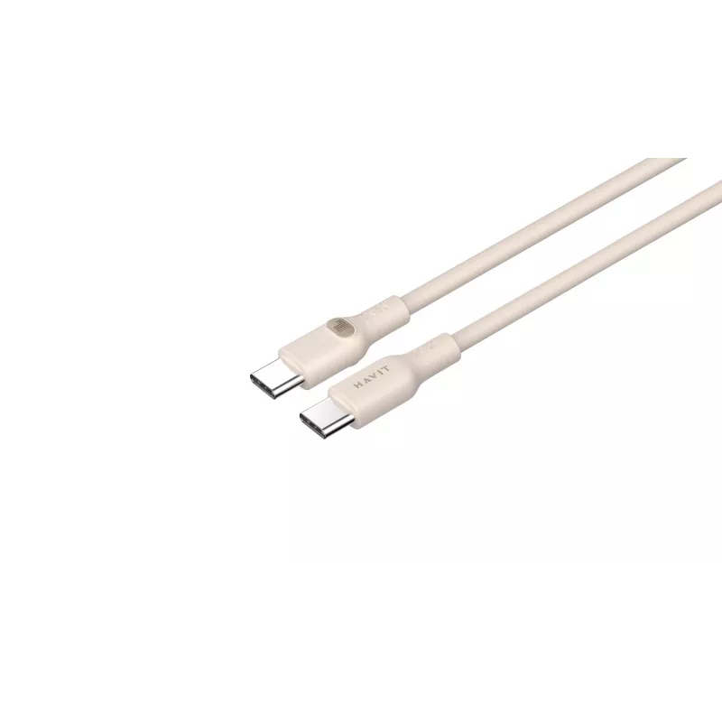 USB Type C kabelis Havit CB6284 2 m bēšs