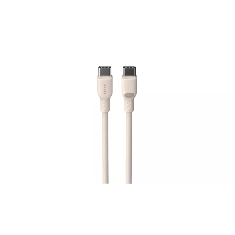 USB Type C kabelis Havit CB6284 2 m bēšs