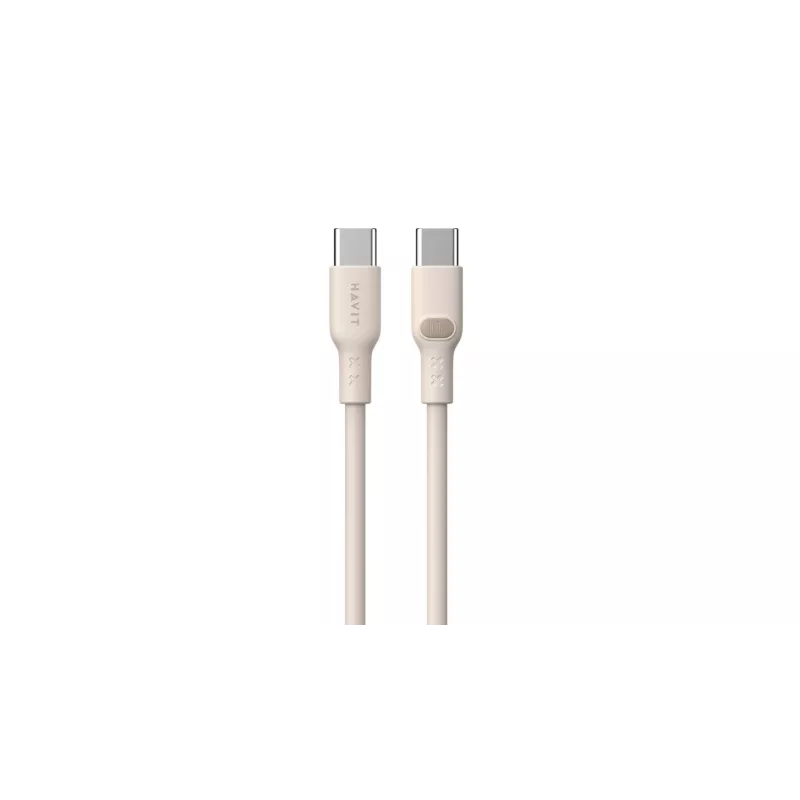 USB Type C kabelis Havit CB6284 2 m bēšs