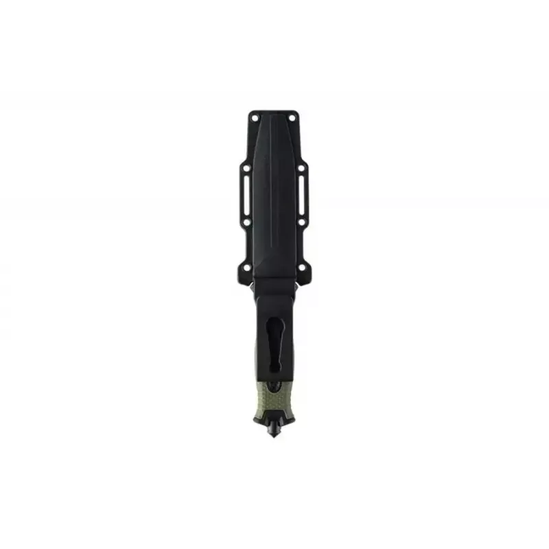 Taktiskais nazis 101 INC Model 9242 fiksēta asmens, nerūsējošais tērauds 3Cr13, 120 mm asmens, zaļš rokturis, maksts