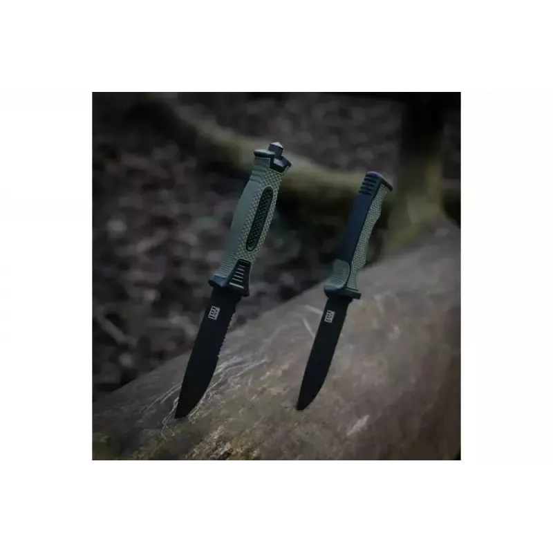 Taktiskais nazis 101 INC Model 9242 fiksēta asmens, nerūsējošais tērauds 3Cr13, 120 mm asmens, zaļš rokturis, maksts