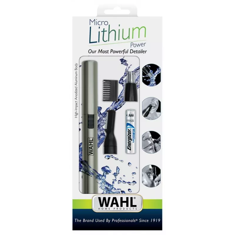 Wahl 5640-1016 Micro Lithium ausu, deguna un uzacu trimmeris