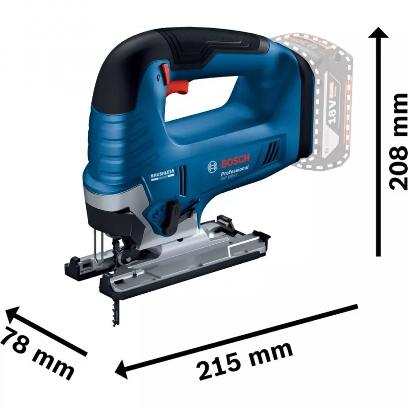 Elektriskais finierzāģis Bosch GST 18V-125 B Professional