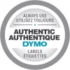 DYMO D1 Durable - Melns uz balta - 12mm