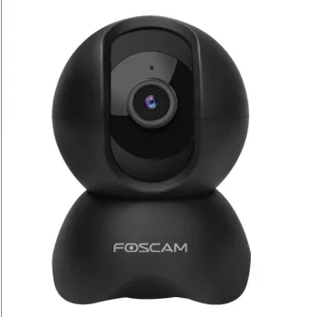 IP drošības kamera Foscam X5, spuldzes formas, 5 MP (2560×1920), Wi‑Fi & Ethernet, MicroSD līdz 256 GB, 360° pagriešana/sagāšana, 6x digitālā tālummaiņa, nakts redzamība 8 m