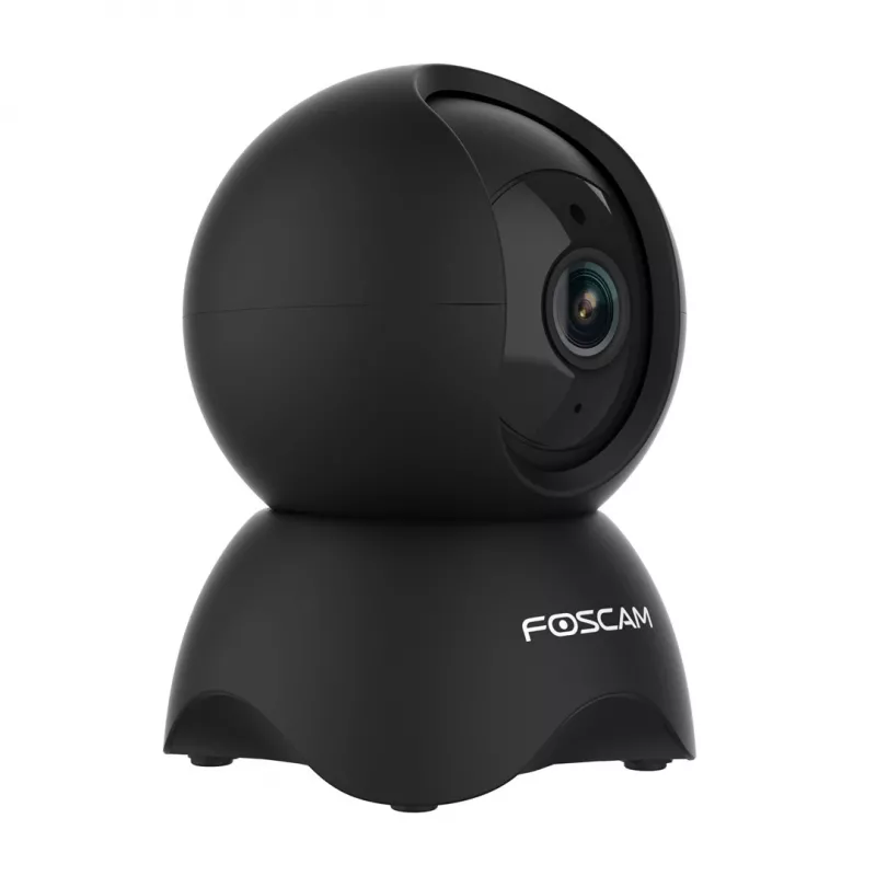 IP drošības kamera Foscam X5, spuldzes formas, 5 MP (2560×1920), Wi‑Fi & Ethernet, MicroSD līdz 256 GB, 360° pagriešana/sagāšana, 6x digitālā tālummaiņa, nakts redzamība 8 m