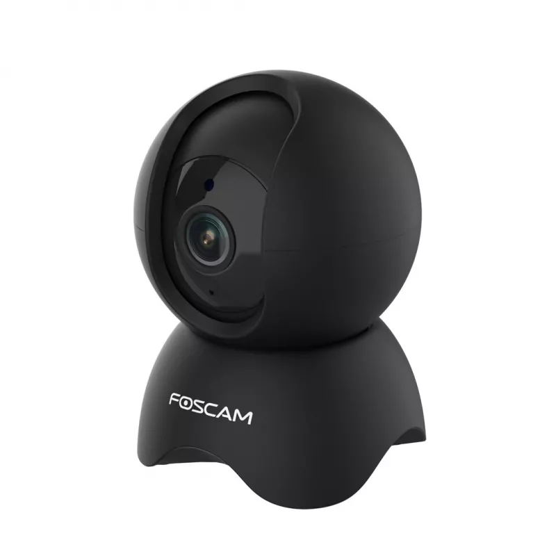 IP drošības kamera Foscam X5, spuldzes formas, 5 MP (2560×1920), Wi‑Fi & Ethernet, MicroSD līdz 256 GB, 360° pagriešana/sagāšana, 6x digitālā tālummaiņa, nakts redzamība 8 m