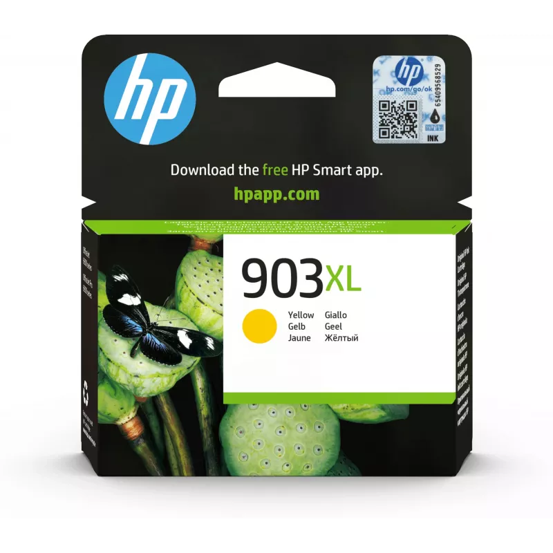 HP oriģinālā tintes kasetne T6M11AE 301 903XL Augsta ietilpība Dzeltena BLISTER
