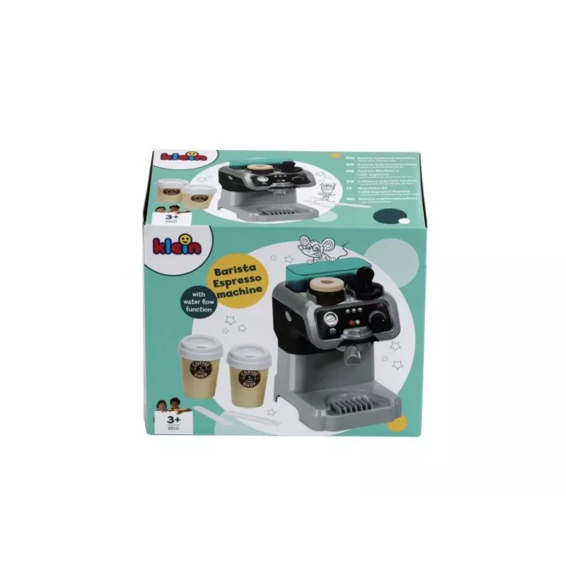 Espresso automāts KLEIN 9510 kompakts dizains, bērniem draudzīga rotaļu espresso iekārta