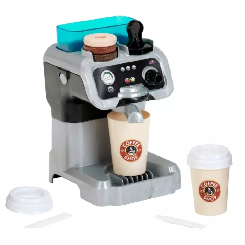Espresso automāts KLEIN 9510 kompakts dizains, bērniem draudzīga rotaļu espresso iekārta