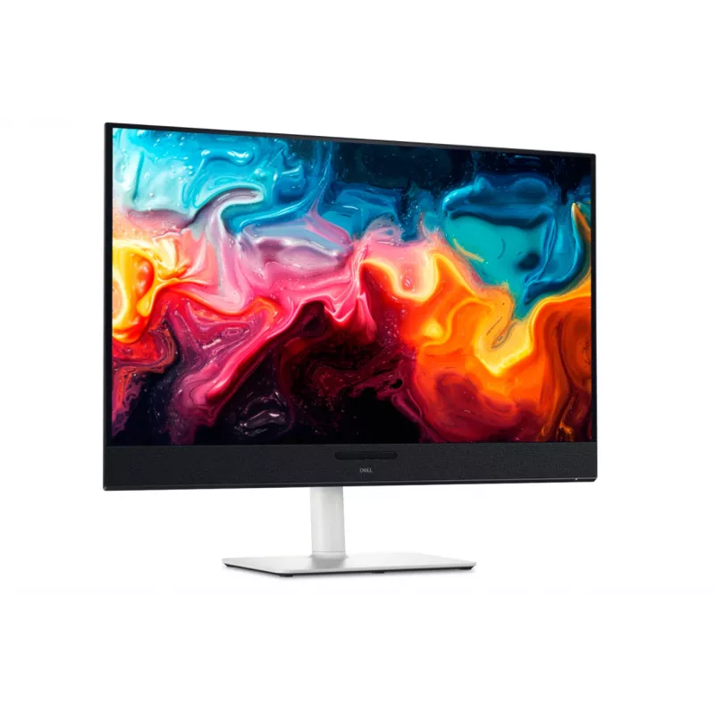 DELL Plus S3225QC datora monitors 80,3 cm (31,6″) 3840 x 2160 pikseļi 4K Ultra HD QD-OLED melns, sudrabains