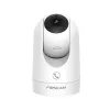 IP drošības kamera Foscam R8M balta — 8 MP 4K (3840×2160), 2,8 mm stikla objektīvs, 350° horizontāli / 150° vertikāli, 2,4G/5G Wi‑Fi, microSD līdz 256GB