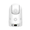IP drošības kamera Foscam R8M balta — 8 MP 4K (3840×2160), 2,8 mm stikla objektīvs, 350° horizontāli / 150° vertikāli, 2,4G/5G Wi‑Fi, microSD līdz 256GB