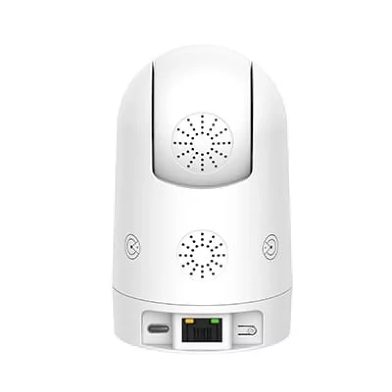 IP drošības kamera Foscam R8M balta — 8 MP 4K (3840×2160), 2,8 mm stikla objektīvs, 350° horizontāli / 150° vertikāli, 2,4G/5G Wi‑Fi, microSD līdz 256GB