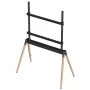 TV Set Accessory Floor Stand 55-86/BLK/WOOD TVS-86F-01-BK Gembird