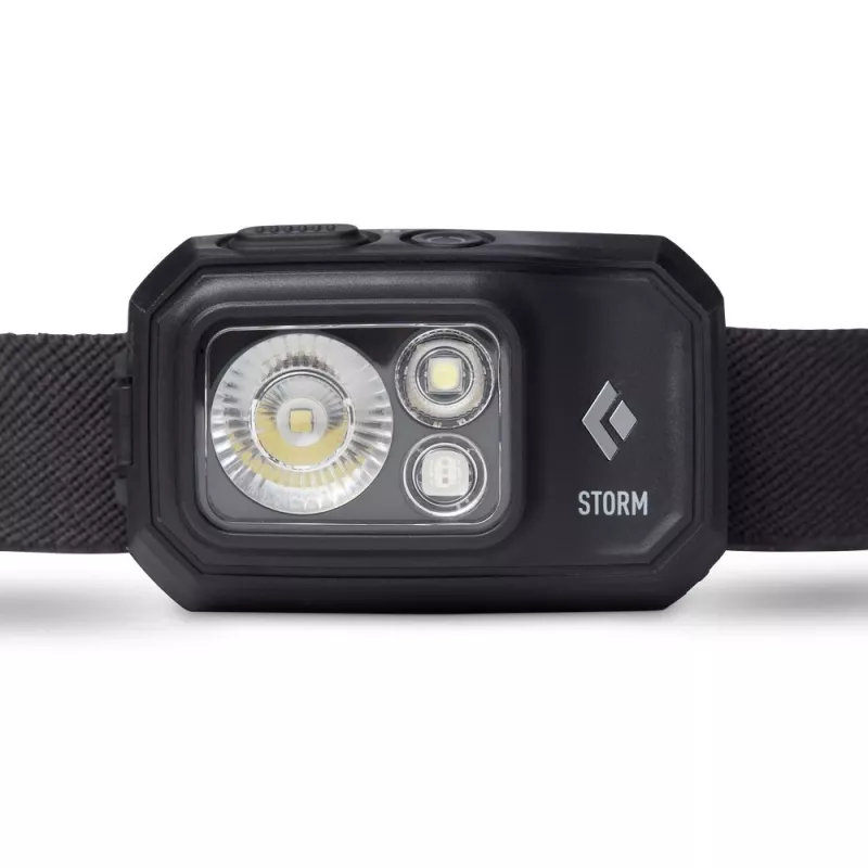 Black Diamond Storm 450 melna / sarkana galvas lukturītis