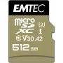 Atmiņas karte Emtec 512GB MicroSDXC UHS-I ECMSDM512GXC10SP