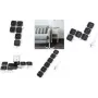 LogiLink 5 rozetes 15m melni-balts