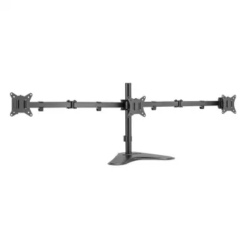 LOGILINK BP0174 Trīskāršs monitora stiprinājums 17-27 collām katras rokas garums 658 mm ar viedtālruņa turētāju alumīnija