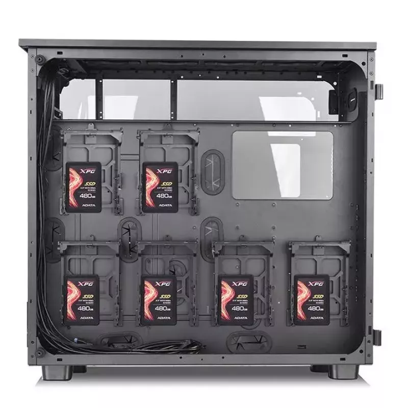 PC Case Thermaltake View 91 TG RGB Ultra Tower Melns