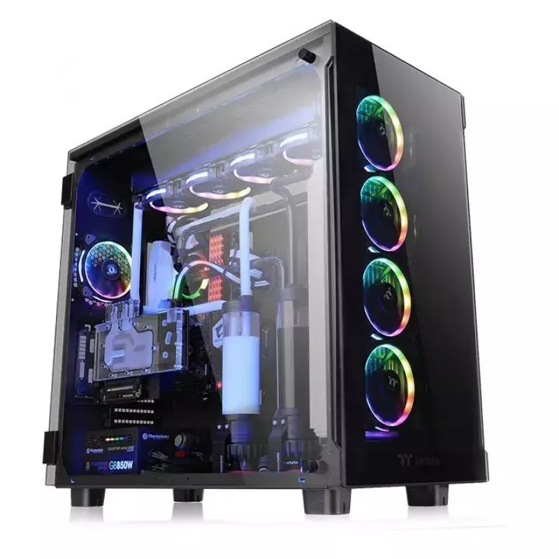 PC Case Thermaltake View 91 TG RGB Ultra Tower Melns