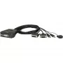 Aten 2 portu USB DVI kabeļa KVM slēdzis ar tālvadības porta izvēlētāju