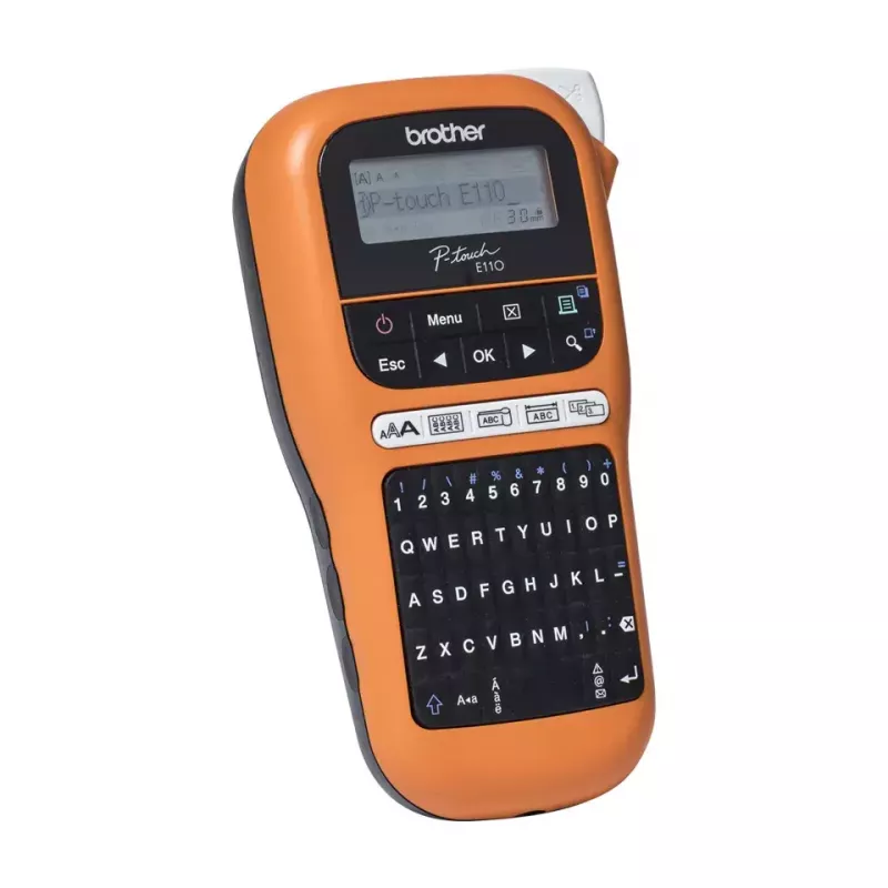 Etiķešu printeris Brother PT-E110VP Tiešā termiskā krāsa 180 x 180 DPI 20 mm/sek TZe QWERTY