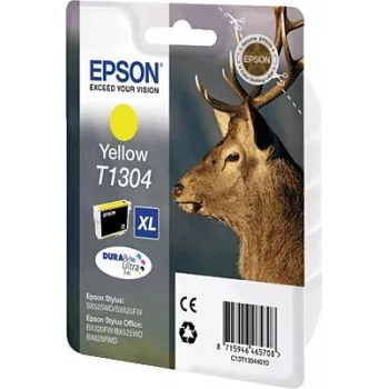 Epson Ink 1LB T1304 tintes kasetne dzeltena īpaši lielas ietilpības 10,1 ml 1 gab. blisterī bez trauksmes - DURABrite Ultra Ink