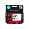 HP 652 melna oriģinālā Ink Advantage tintes kasetne