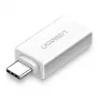 UGREEN USB-C uz USB 3.0 A sievišķā adaptera balts