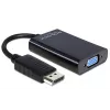 Delock adapteris DisplayPort vīr. > VGA 15 kontaktu siev. - DisplayPort adapteris - DisplayPort (vīr.)