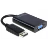 Delock adapteris DisplayPort vīr. > VGA 15 kontaktu siev. - DisplayPort adapteris - DisplayPort (vīr.)