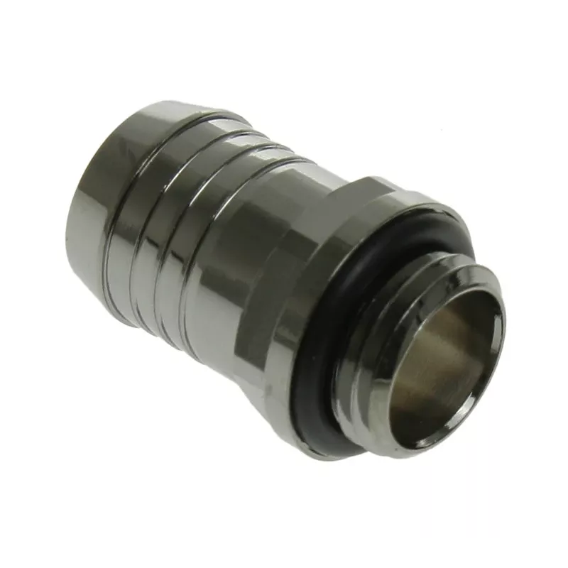 Bitspower savienotājs taisns G1/4 collas AG uz 13mm ID - melns spīdīgs