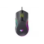 Havit MS1038 spēļu pele, melna, piemērota abām rokām, USB, 8000 DPI, 7 pogas
