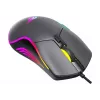 Havit MS1038 spēļu pele, melna, piemērota abām rokām, USB, 8000 DPI, 7 pogas