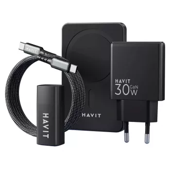 HAVIT uzlādes komplekts 2024 Gift Kit EU – vairāku priekšmetu uzlādes komplekts pārnēsājamām ierīcēm