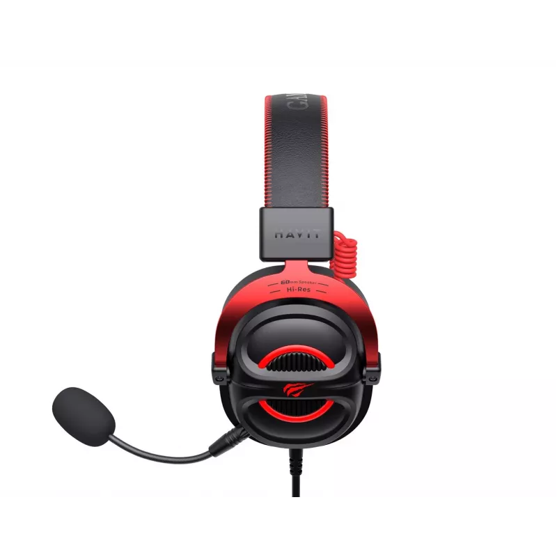 Headset Havit H2002E Pro Wired Gaming Melns Red