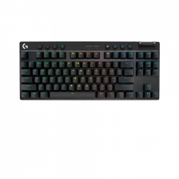 LOGITECH G PRO X TKL LIGHTSPEED mehāniskā spēļu tastatūra - MELNA - NORDIC - LINEAR