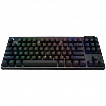 LOGITECH G PRO X TKL LIGHTSPEED mehāniskā spēļu tastatūra - MELNA - NORDIC - LINEAR