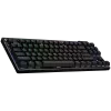 LOGITECH G PRO X TKL LIGHTSPEED mehāniskā spēļu tastatūra - MELNA - NORDIC - LINEAR
