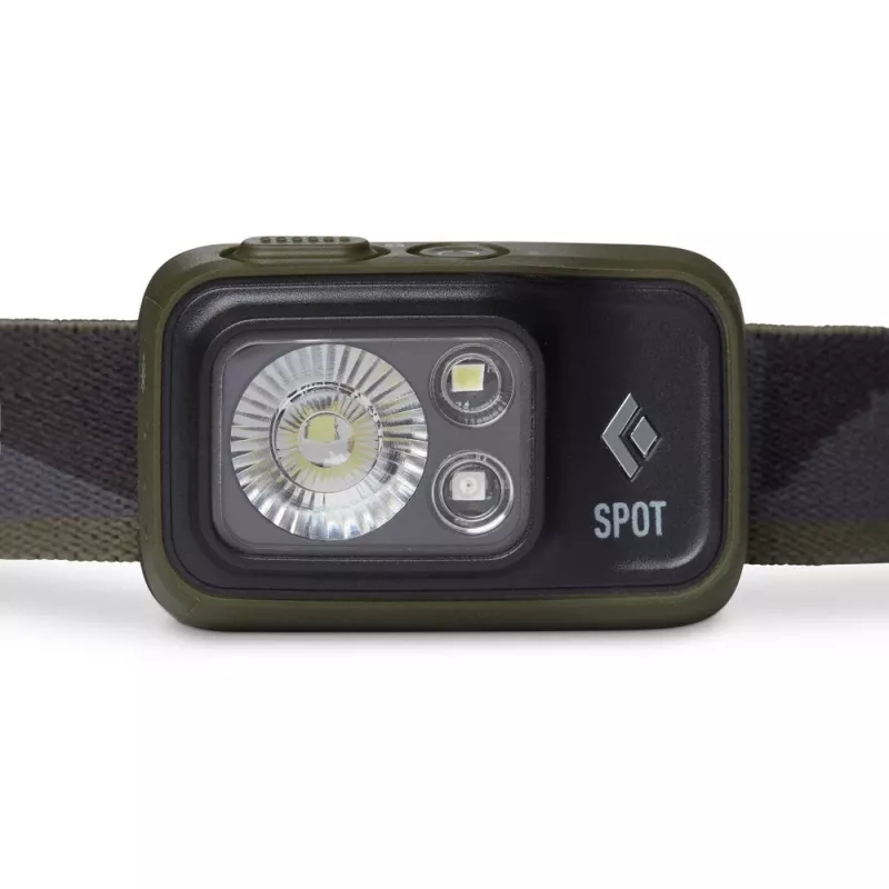 Melns Diamond Spot 400 Melns, Sarkana galvas saite lukturītis LED